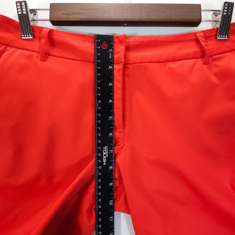 Three Sixty Six Golf Shorts Womens 2 Orange Skate Performance Activewear - Picture 3 of 9